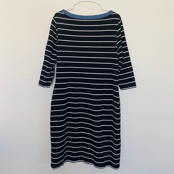 Tommy Hilfiger black and white stripe dress - Picture 4 of 9
